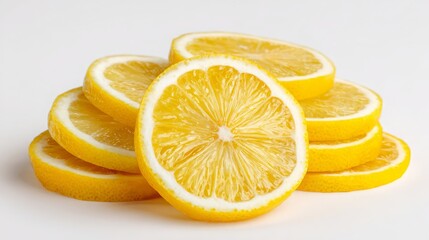 fresh lemon and mint wedges, Generative AI