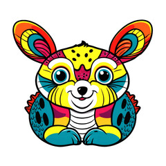 easter bunny with easter egg PNG