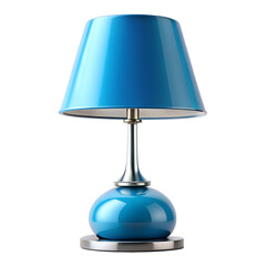 Blue Lamp Isolated On Transparent Background