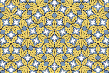 Seamless Decoration Cloth Geometric Wallpaper Background Fashion Fabric Visual Digital Symmetric Textile Shape Art Endless Design Perspective Template Luxury Texture Graphic Tile Interior Pattern.