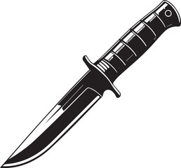 combat knife illustration