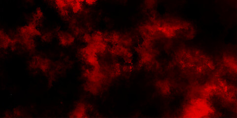 Splash brush red watercolor isolated on black background, old wall texture cement dark red abstract, red smoke on black background, elements for vibrant designs.