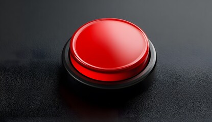 Red button push start stop emergency power control panel device technology