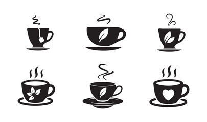 coffee cup icon, Coffee cup silhouette , Tea Cup  icon,  tea doodle collection icon, vector illustration