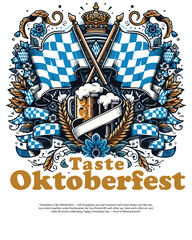 Happy Friends in Traditional Bavarian Costume Toasting Large Beer Mugs at Oktoberfest Festival in Munich German