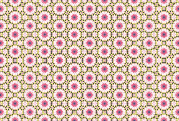 Seamless Perspective Template Background Art Luxury Tile Texture Cloth Fabric Geometric Graphic Digital Symmetric Endless Design Wallpaper Fashion Interior Visual Textile Decoration Shape Pattern.