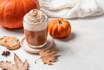Pumpkin Spice Latte and Pumpkins