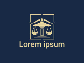 Professional Law Firm Logo, Justice, Attorney & Legal Branding Design