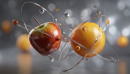 Fruit atoms in orbit