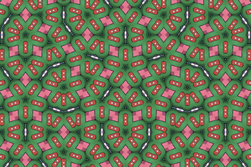 Seamless Perspective Template Background Art Luxury Tile Texture Cloth Fabric Geometric Graphic Digital Symmetric Endless Design Wallpaper Fashion Interior Visual Textile Decoration Shape Pattern.