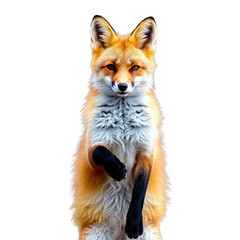 Fototapeta premium fox with transparent background PNG and JPEG image 