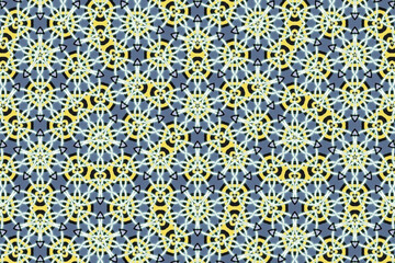 Seamless Perspective Template Background Art Luxury Tile Texture Cloth Fabric Geometric Graphic Digital Symmetric Endless Design Wallpaper Fashion Interior Visual Textile Decoration Shape Pattern.