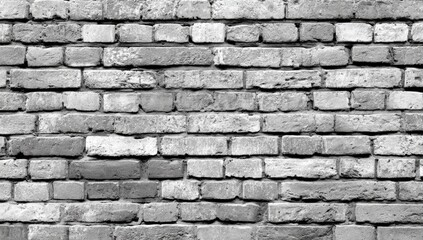 Gray brick wall texture
