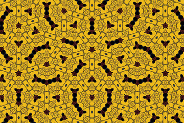 Seamless Perspective Template Background Art Luxury Tile Texture Cloth Fabric Geometric Graphic Digital Symmetric Endless Design Wallpaper Fashion Interior Visual Textile Decoration Shape Pattern.