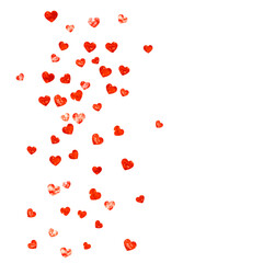 St Valentine Sale Card. Romantic Poster For Anniversary. Luxury Frame. Red Happy Wallpaper. Handdrawn Backdrop For Couple. Rose Modern Design. Pink St Valentine Sale Card.