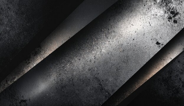Abstract metallic backdrop with diagonal stripes