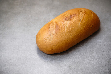 A freshly sliced sourdough bread on a table