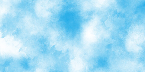 Art abstract with copy space for banner,  abstract watercolor cloudy summer day space blue heaven grunge, blue color sky with clouds background, Craft a visually pleasing pale blue paper background.