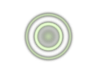 Concentric circles with a soft glow, isolated on transparent background