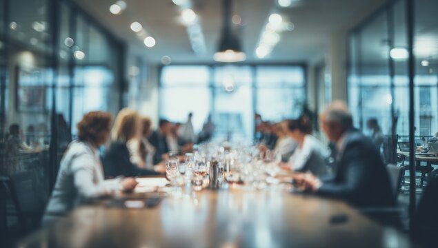 Blurred business meeting (5)