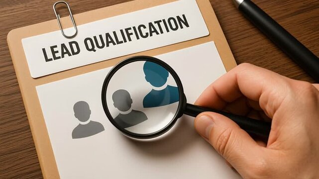 Lead qualification and candidate focus on clipboard