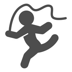 Athlete woman solid icon, summer sport concept. Vector graphics. Gymnast woman, dancing sign on white background, glyph style icon for mobile or web design.