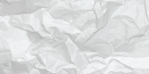 Abstract white design with crumpled paper texture background. old white paper texture design and vector design	
