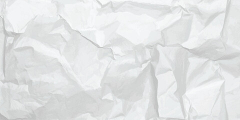 Abstract white design with crumpled paper texture background. old white paper texture design and vector design	
