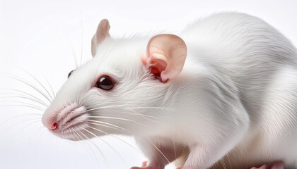 Portrait of white Rat
