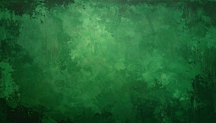 Obraz premium Abstract dark green grunge texture, painted background for design projects.