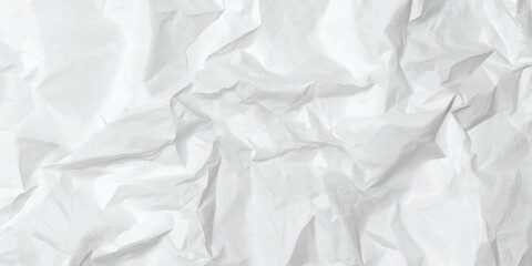 Abstract white design with crumpled paper texture background. old white paper texture design and vector design	
