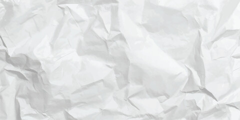 Abstract white design with crumpled paper texture background. old white paper texture design and vector design	
