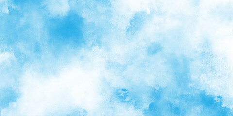Art abstract with copy space for banner,  abstract watercolor cloudy summer day space blue heaven grunge, blue color sky with clouds background, Craft a visually pleasing pale blue paper background.