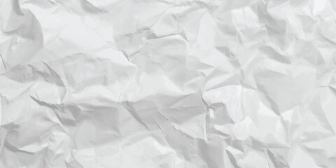 Abstract white design with crumpled paper texture background. old white paper texture design and vector design	
