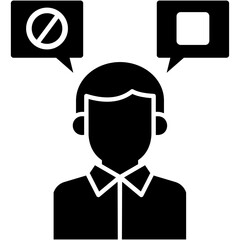 man with speech bubble