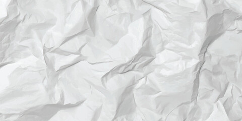 Abstract white design with crumpled paper texture background. old white paper texture design and vector design