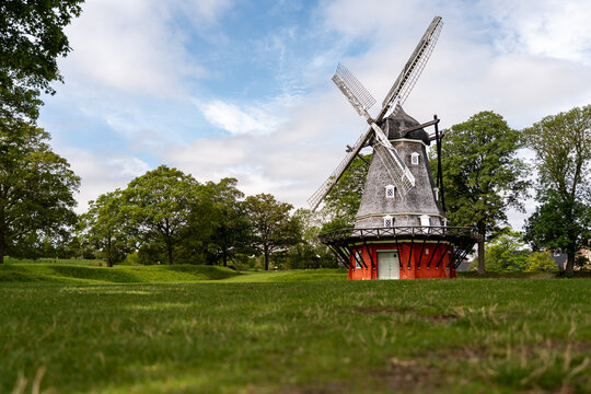 Kastelsm&oslash;llen Windmill in Denmark &ndash; Historic Landscape