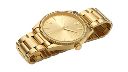 Luxurious Golden Wristwatch with a Classic Design