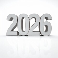 2026 New Year 3D Gold Text on Dark Elegant Background I 2026 Design with AI Image