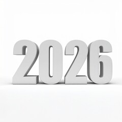 2026 New Year 3D Gold Text on Dark Elegant Background I 2026 Design with AI Image