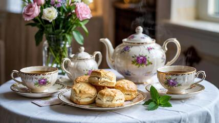 Fototapeta premium ready for tea