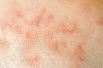 Fototapeta premium Skin allergy rash dermatitis texture close up backgroun