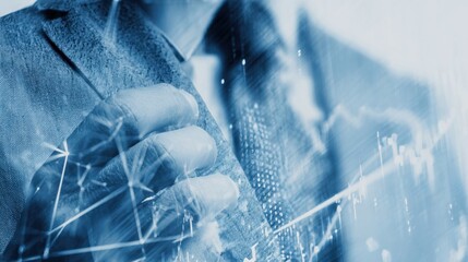 Business person using a digital tablet, modern technology concept