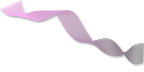 pink ribbon on white background