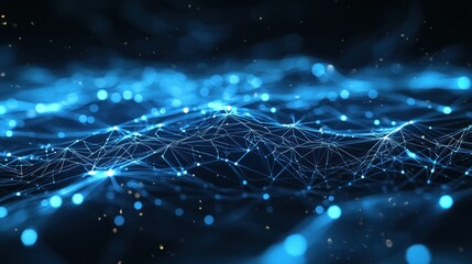 Digital network illustration