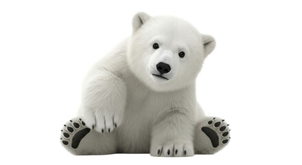 Eisbärbaby, transparenter Hintergrund, PNG