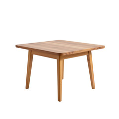 Simple Wooden Table with Natural Finish and Minimalist Design