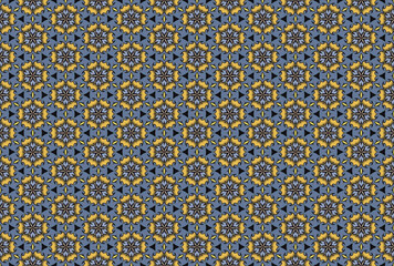 Seamless Geometric Graphic Textile Texture Tile Visual Endless Design Interior Shape Decoration Template Art Digital Symmetric Luxury Perspective Fashion Background Wallpaper Cloth Fabric Pattern.