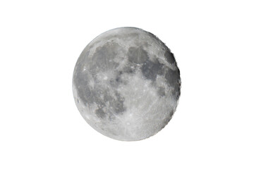 Moon isolated, png with no background.