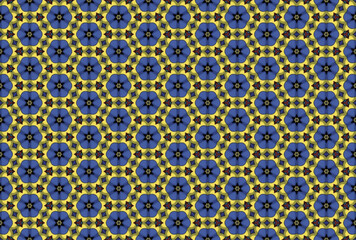 Seamless Geometric Graphic Textile Texture Tile Visual Endless Design Interior Shape Decoration Template Art Digital Symmetric Luxury Perspective Fashion Background Wallpaper Cloth Fabric Pattern.